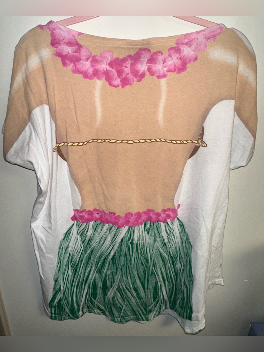 Hula Girl Swim Cover Up Shirt Dress - Picture 6 of 7